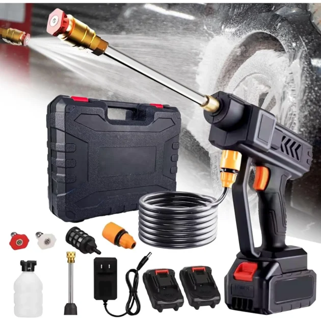 بيسطولي بضغط عالي مع 2 بطاريات قوية